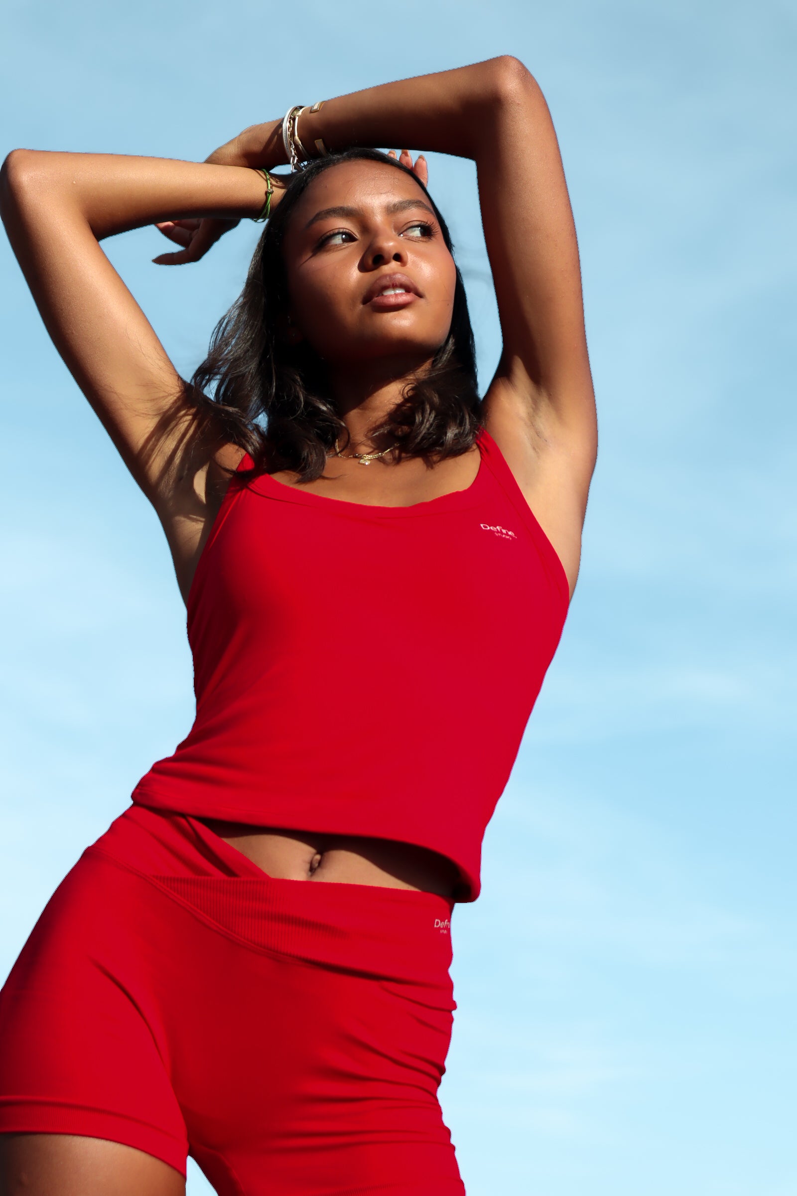 Define Short Set - Hot Red