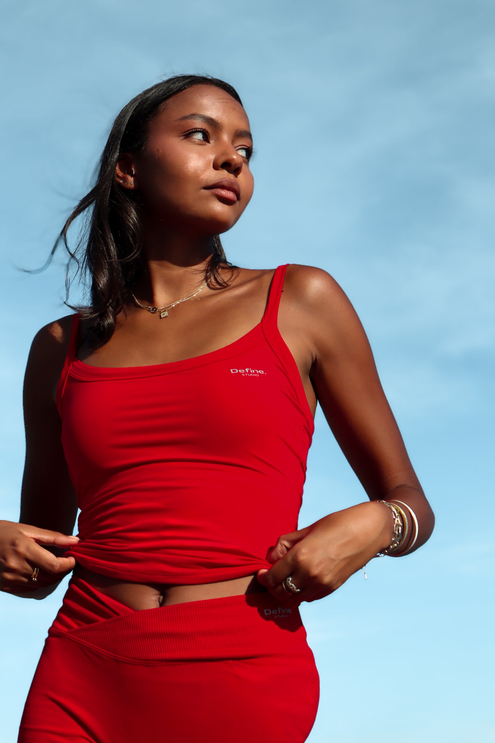 Define Short Set - Hot Red