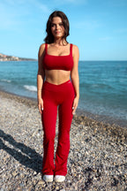 Define Legging Set - Cherry